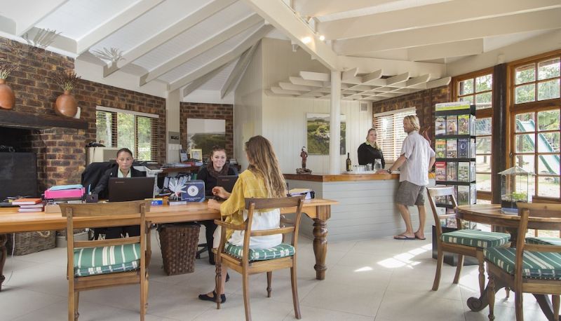 Reception - The Fernery Lodge and Spa