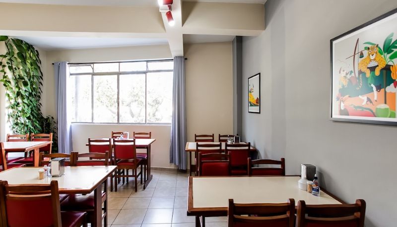 Salle de petit-déjeuner - Nóbrega Hotel - Próximo ao Aeroporto de Congonhas