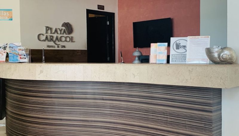 Recepción - Hotel Playa Caracol
