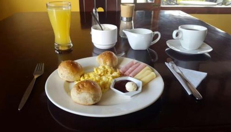 Frühstücksraum innerhalb des Restaurants - Hosteria Loma Larga Cayambe