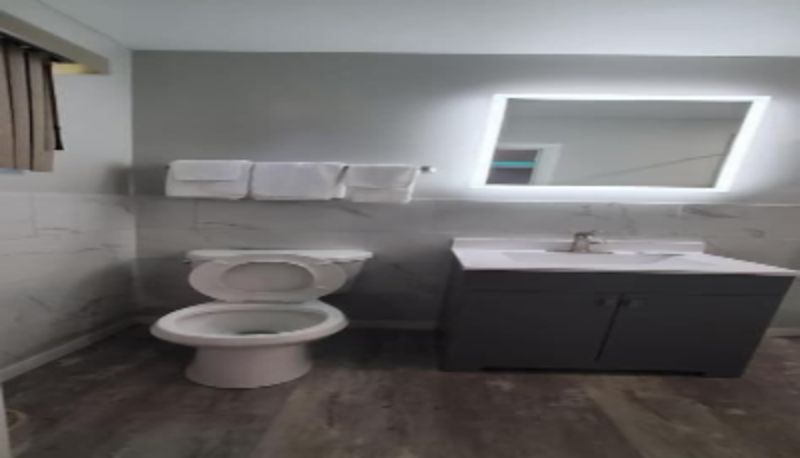 Badezimmer - Villa Rosa Motel
