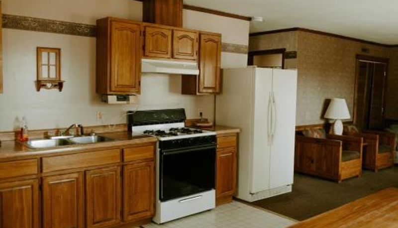キッチン - Silver Rapids Lodge & Campground
