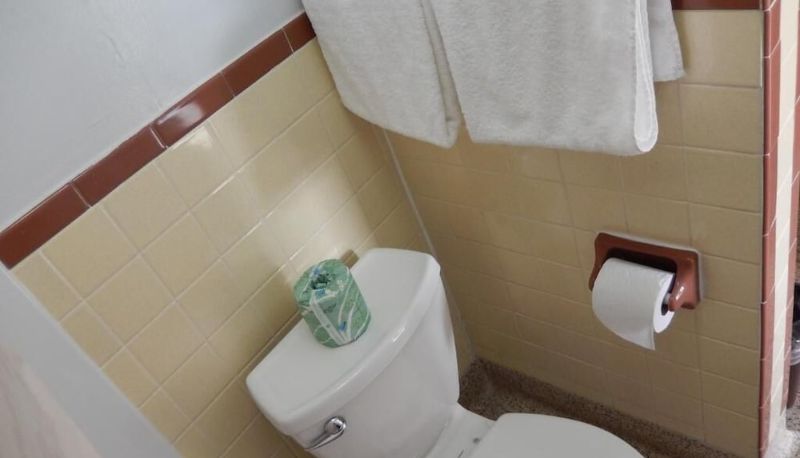 Badezimmer - Townsman Motel