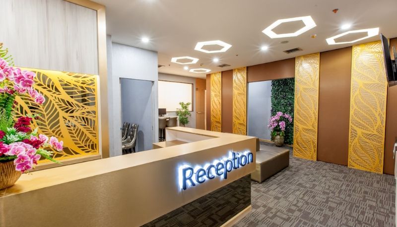 Reception - Leela Orchid Hotel