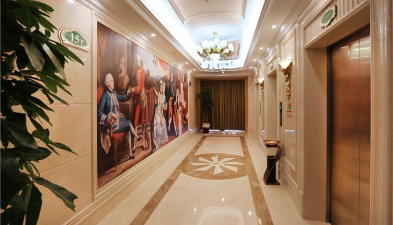 Area esterna dell'hotel - Vienna International Hotel Yantai Golden Beach Seawater Bathing Zhenhua Shopping Center Yantai Golden Beach Xingyi Square