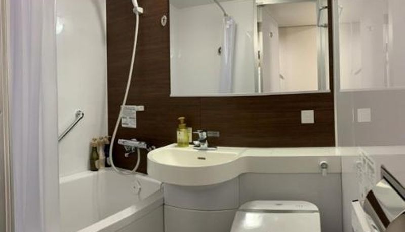 Badezimmer - Hotel Alpha-One Joetsu