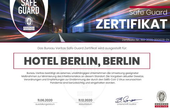 Zertifikat/Logo Berlin Berlin
