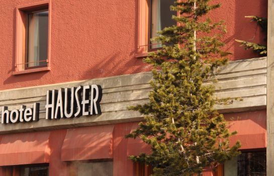 Außenansicht Hauser Hotel St. Moritz