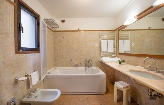 Bagno in camera Strozzi Palace Hotel