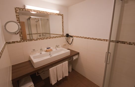 Bathroom Olympia-Relax-Hotel Leonhard Stock