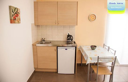 Küche im Zimmer Elounda Sunrise Apartments