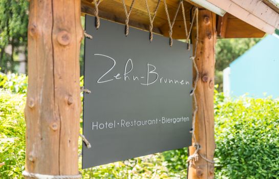 Außenansicht Hotel Restaurant Zehn-Brunnen