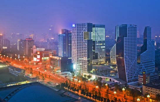 Buitenaanzicht Ascott Raffles City Chengdu