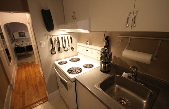 Küche im Zimmer Ottawa Furnished Apartment Rentals