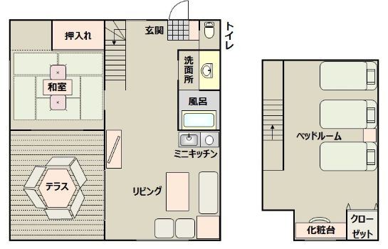 Doppelzimmer Standard Karuizawa Loghotel Shiozawa no Mori