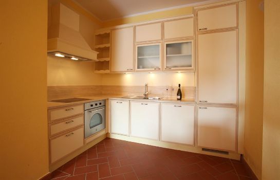 Küche im Zimmer Villa Guinigi