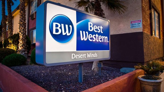 Hotel Bw Desert Winds 3 Hrs Star In Mojave Exterior View Bw Desert Winds