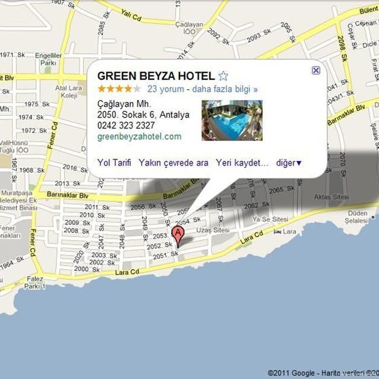 Green Beyza Hotel In Antalya Antalya Hrs