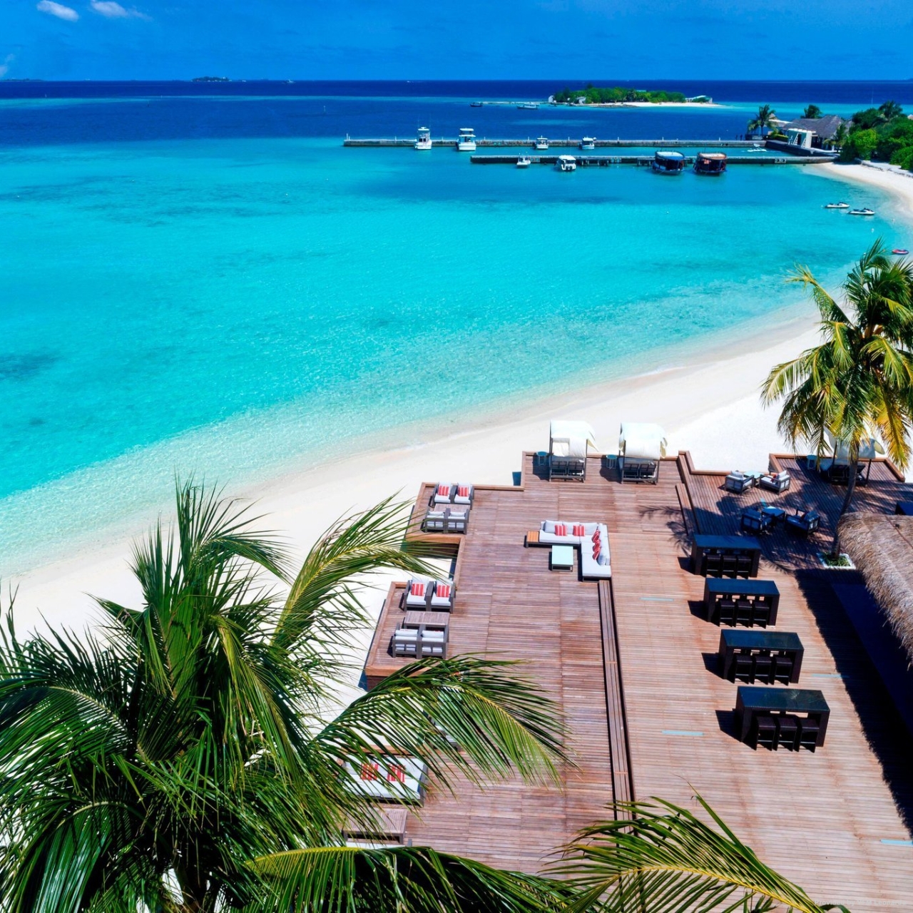 Hotel Sheraton Maldives Full Moon Resort Spa 5 Hrs Star Hotel In Male Male